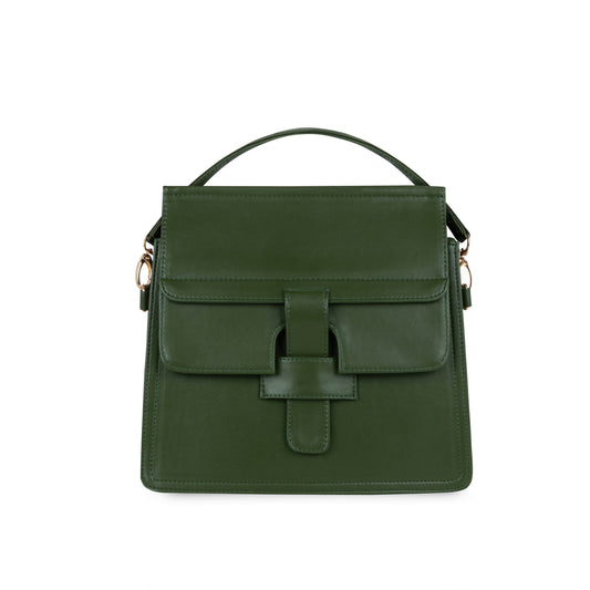 ALISSA Accordion Bag GREEN CACTUS