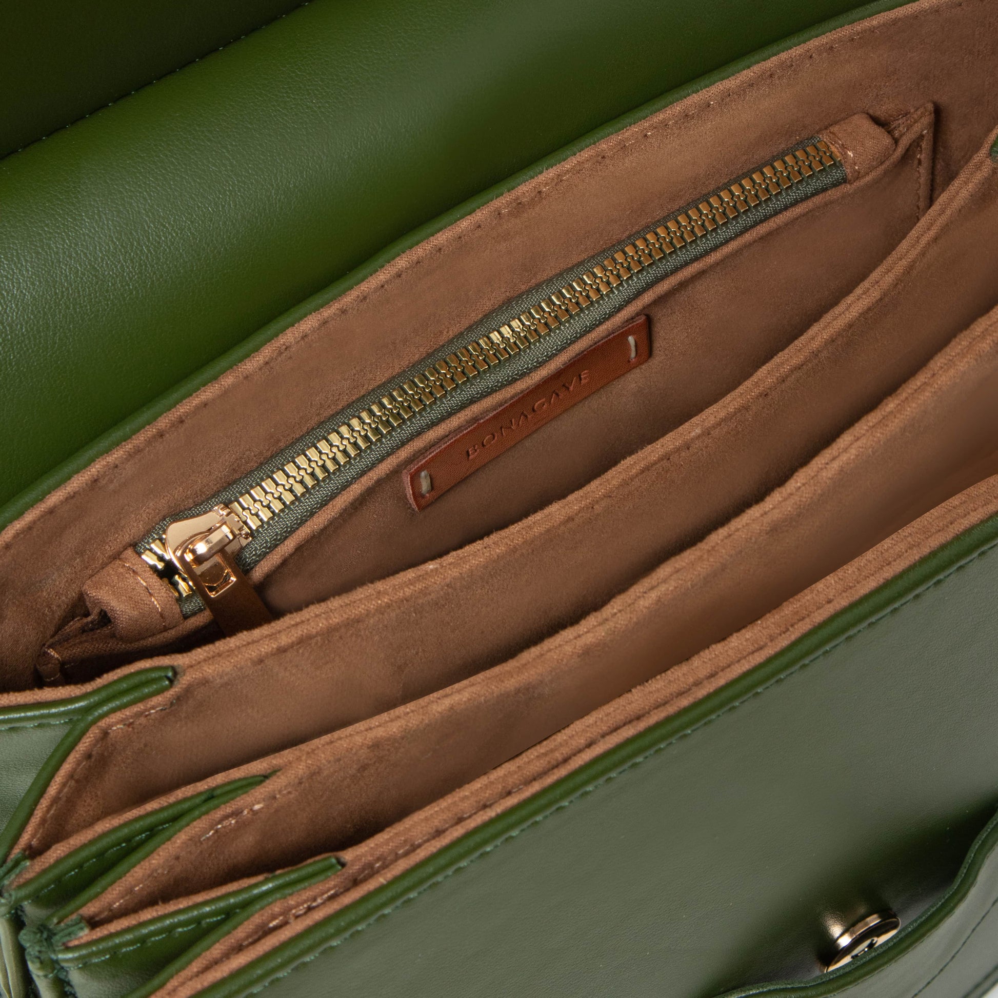 The Elizabeth Cactus Leather Handbag (Green)